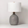 Resin Table Lamp Gray