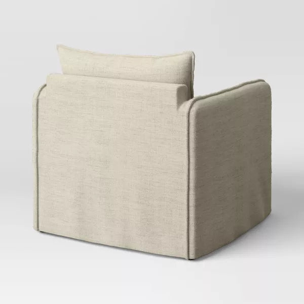 Berea Slouchy Lounge Chair with French Seams
