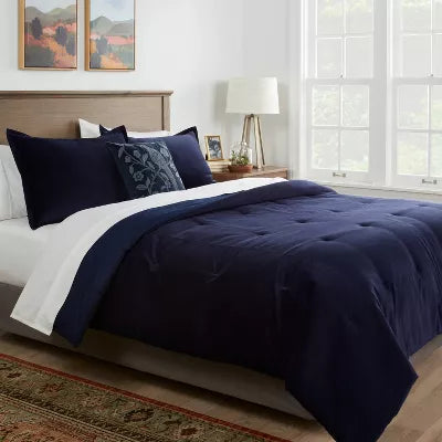Velvet Comforter and Sham Set - King
