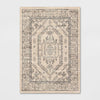 Plush Persian Style Area Rug Cream