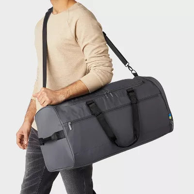 Duffel Bag Gray : Water-Resistant Softside Luggage