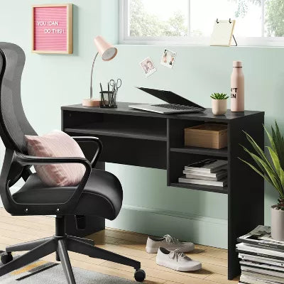 Comfort Office Chair Black - Ergonomic, Adjustable, Mesh Back, 5-Wheel Base
