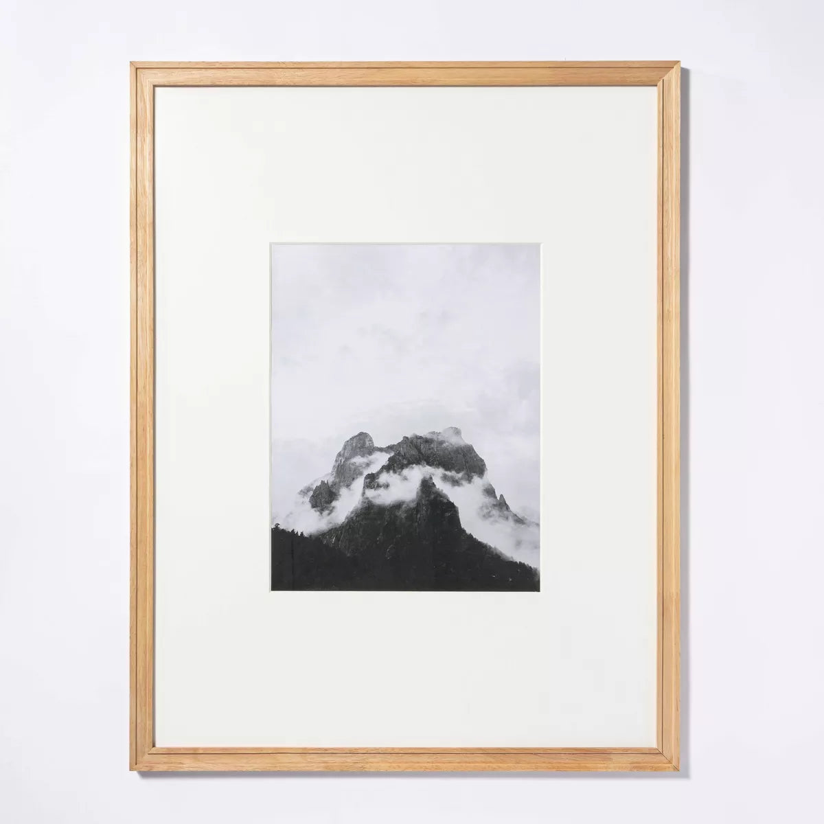 Matted Gallery Frame Natural Wood - Threshold™ - SHOWROOM ITEM