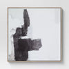 (Set of 2) Framed Canvas Black