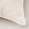 Gauze Texture Euro Bed Pillow Taupe/Natural - Cotton Fabric, Square Shape, Removable Cover