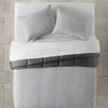 Heavyweight Linen Blend Stripe Comforter & Sham Set - Full/Queen