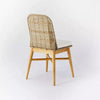 Juniper Woven Dining Chair with Cushion Natural