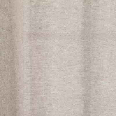 1pc Light Filtering Linen Window Curtain Panel