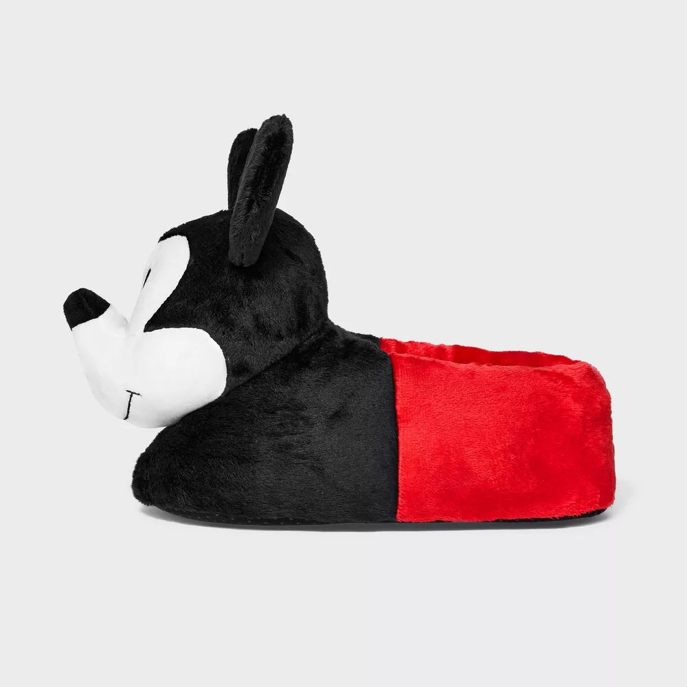 Women's Disney 100 Mickey Mouse Matching Family Slippers - Red 7-9 : Target