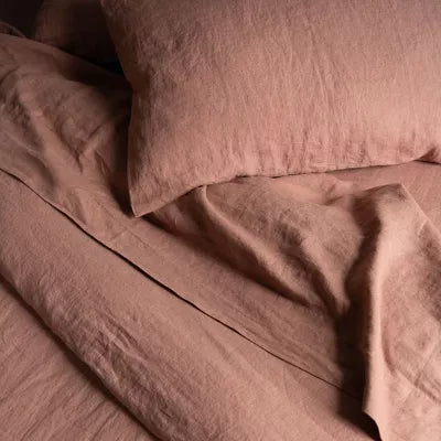 100% French Linen Sheet Set - King