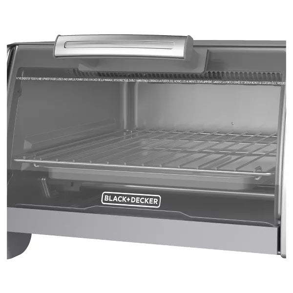 4 Slice Toaster Oven - Silver