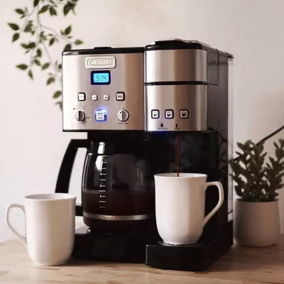 Coffee Center 12 Cup Coffeemaker and Single-Serve Brewer Stainless Steel