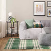 Plaid Chindi Handwoven Area Rug 4'x5'6