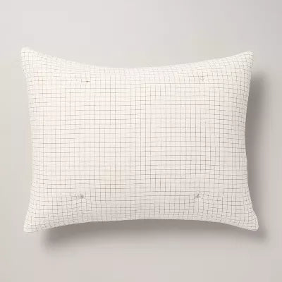 3pc Mini Grid Stitch Comforter Bedding Set - King