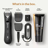 The Lawn Mower Plus Essentials Shaving Kit, SkinSafe Electric Groin and Body Hair Trimmer