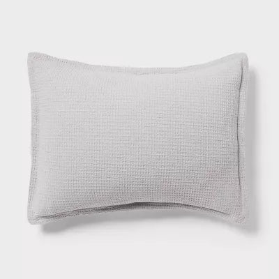 Washed Waffle Weave Comforter and Sham Set - Full/Queen