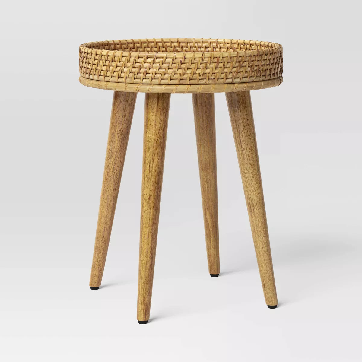 Round Natural Woven Accent Table - Threshold™ SHOWROOM ONLY ITEM