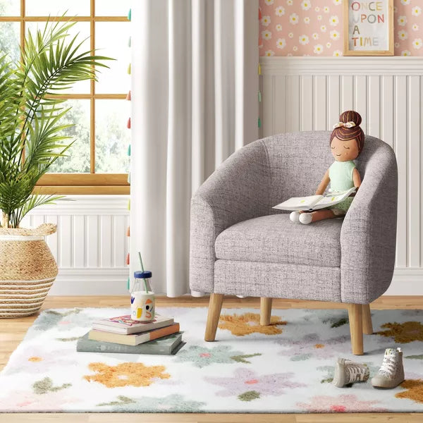 Floral Kids' Rug 4'x6'
