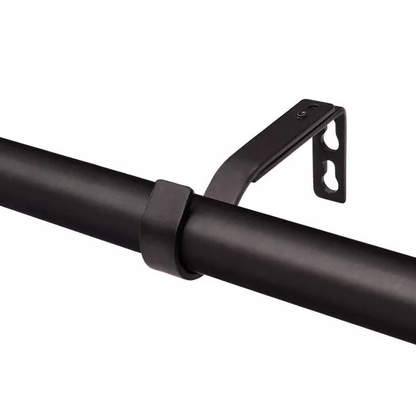 Decorative Drapery Curtain Rod with Knob Finials Oil Rubbed Bronze : Adjustable Drapery Rods Hardware