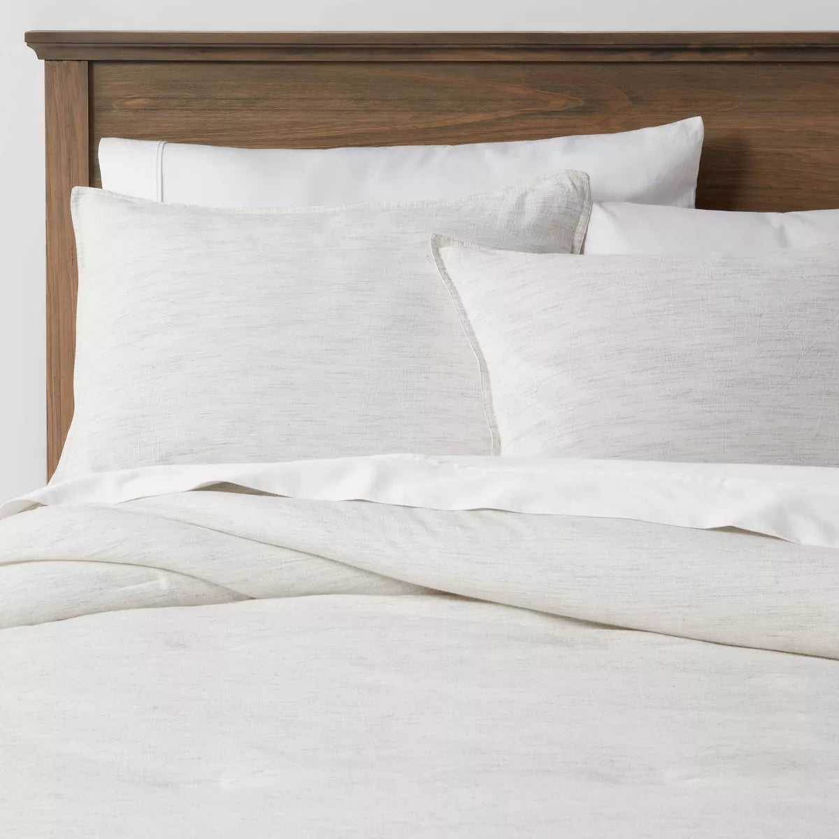 Space Dyed Cotton Linen Comforter & Sham Set King