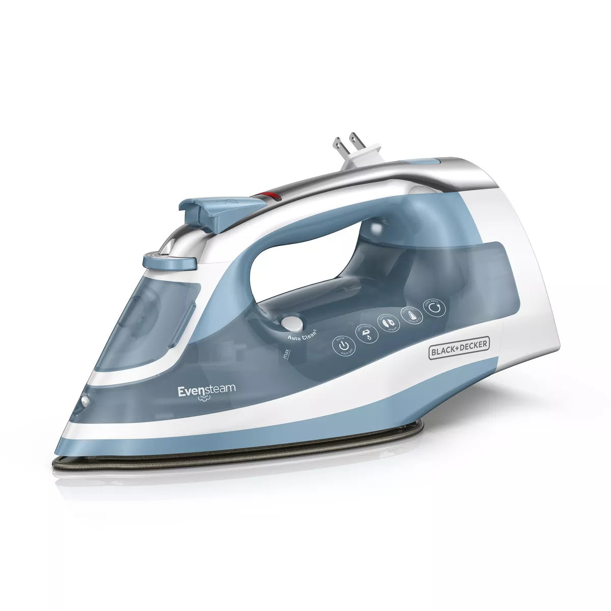Steam Iron Retractable Cord Gray