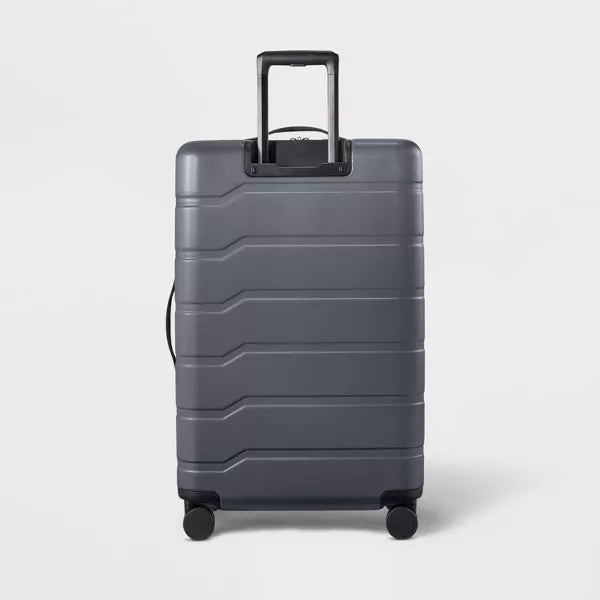 Hardside Large Checked Spinner Suitcase