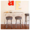 1-Piece Linden Swivel Counter Height Barstools