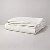 Checkerboard Stitch Quilt Cream - King