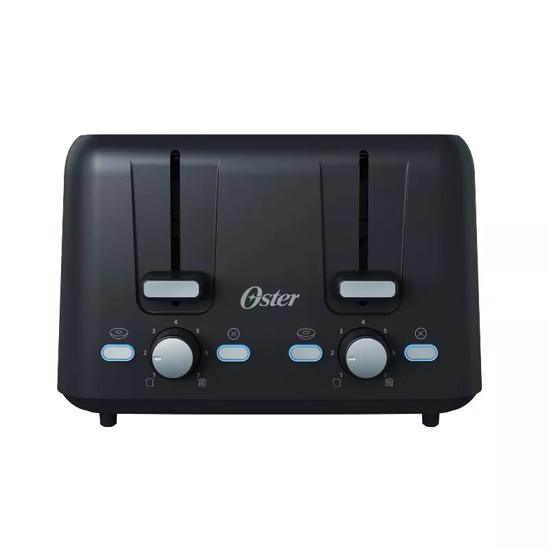 4-Slice Toaster With Extra-Wide Slots Black: Bagel & Bread Toaster, Kitchen Aid, Spot Clean