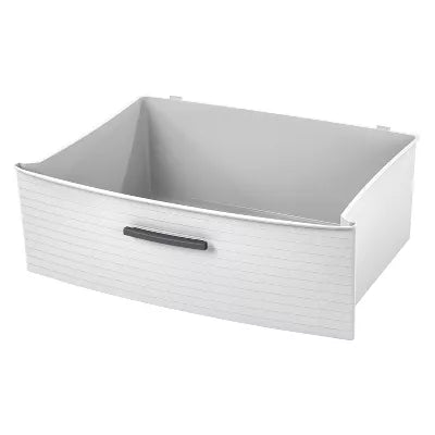 3 Drawer Wide Tower White
