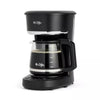 12-Cup Programmable Coffee Maker Black: Stainless Steel Drip Machine, Dishwasher-Safe, Electric, Paper Filter