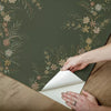 Peel and Stick 1pc Wallpaper Posy Spruce
