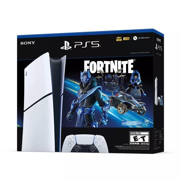 5 Digital Console Fortnite Cobalt Star Bundle