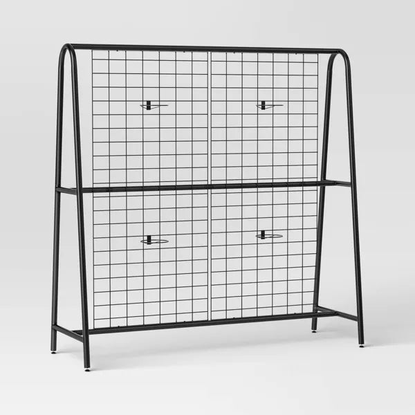 A-Frame Outdoor Decorative Screen Black