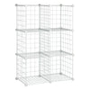 6 Cube Storage Set White