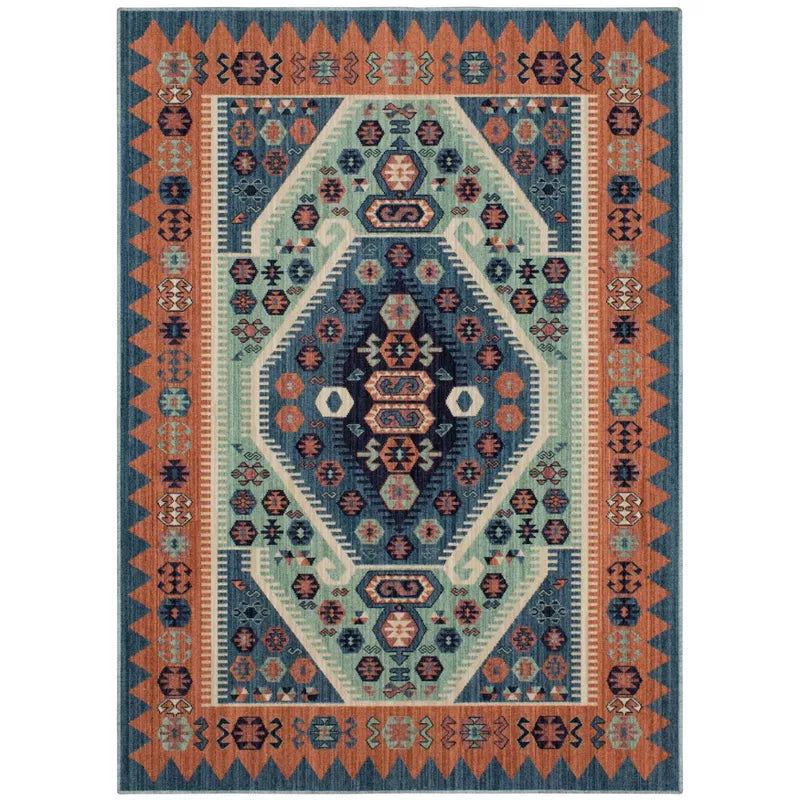Buttercup Diamond Vintage Persian Woven Rug - 7'X10'