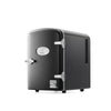 6 can Mini Refrigerator: Countertop Tiny Fridge for Skincare & Makeup, 40°F Cooling, Black