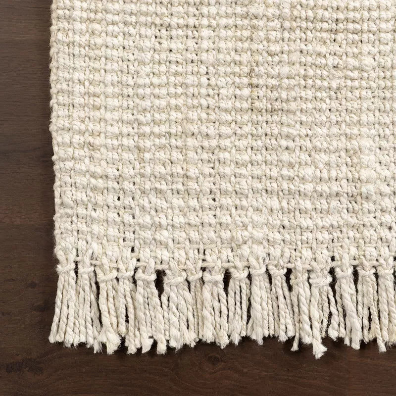 Daniela Farmhouse Chunky Jute Indoor Area Rug Runner 2' 6" x 6'