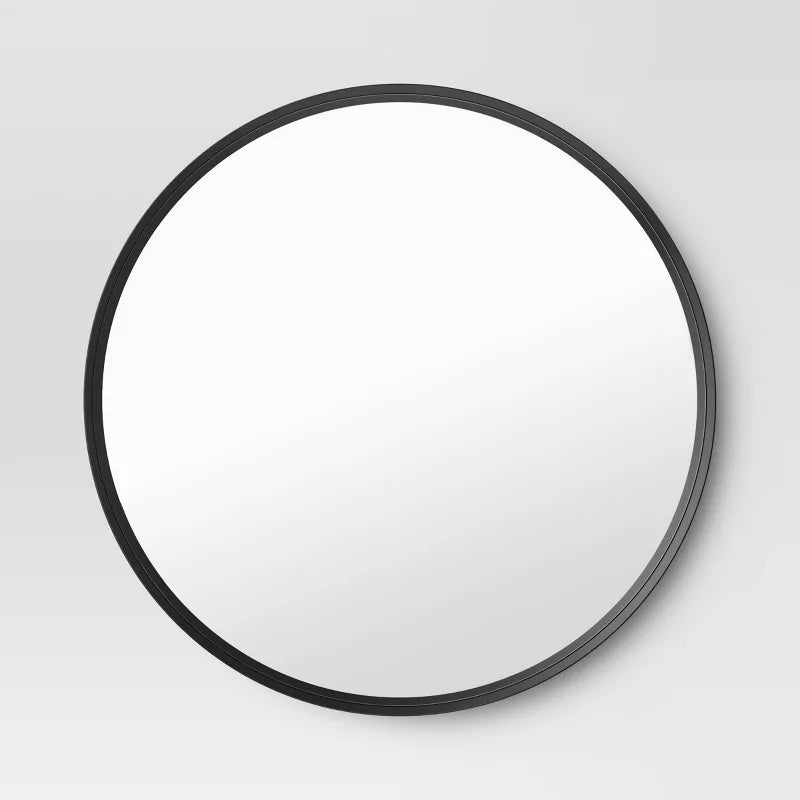 Flush Mount Round Decorative Wall Mirror