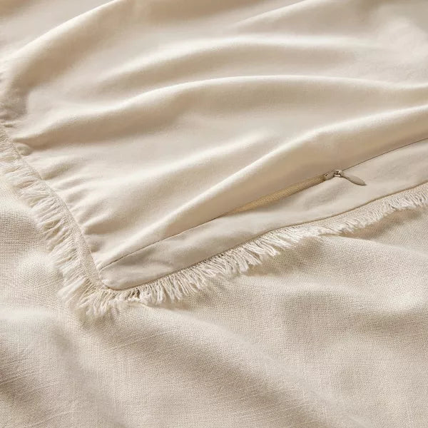 Heavyweight Linen Blend Comforter & Sham Set - King/California King