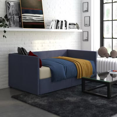 Linen Daybed with Storage - Twin