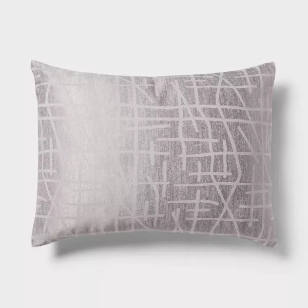 3pc Luxe Jacquard Duvet Cover and Sham Set - King
