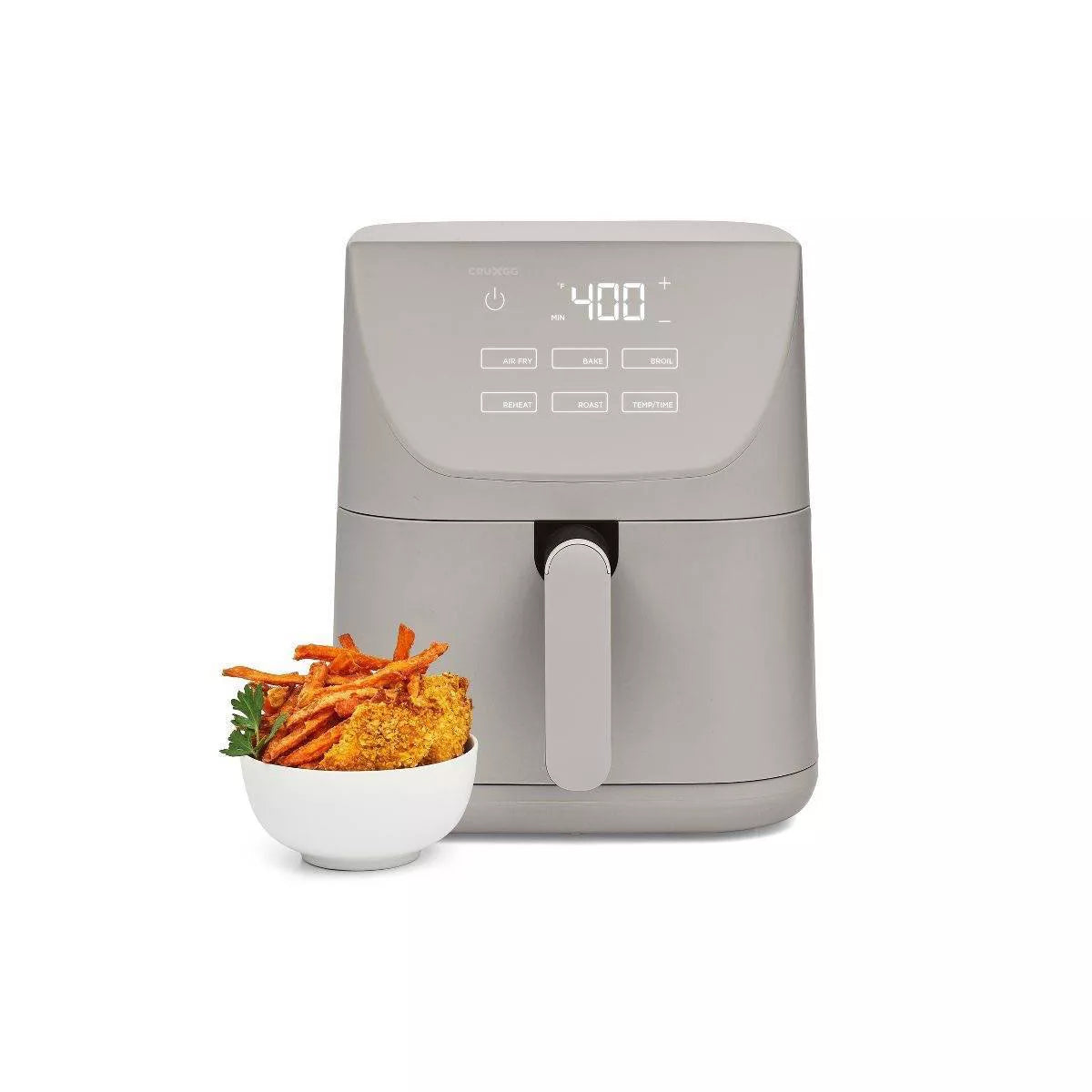 Air Fryer Gray: Electric Fryer, Dishwasher-Safe Parts