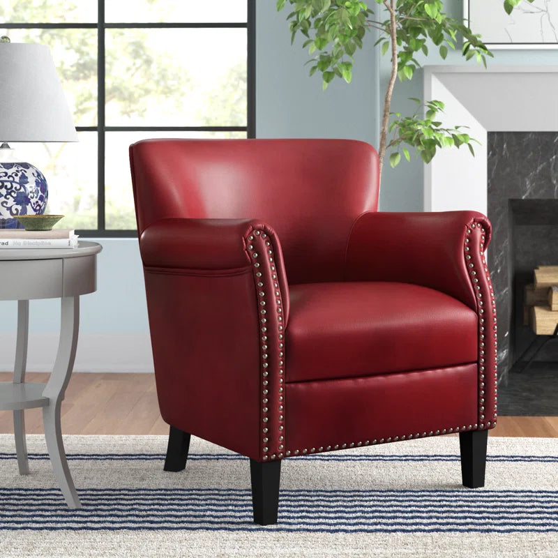 Gail Faux Leather Armchair SHOWROOM ITEM