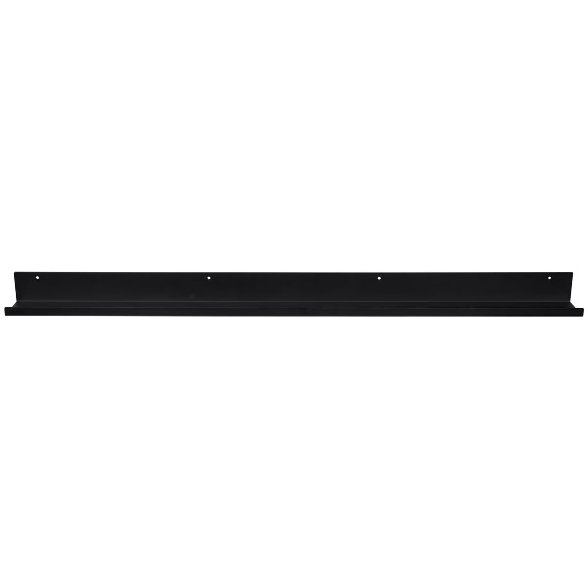 Gailyn Black Metal Wall Floating Shelf