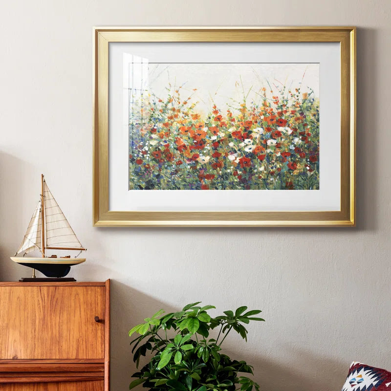 " Garden In Bloom I " Painting Print