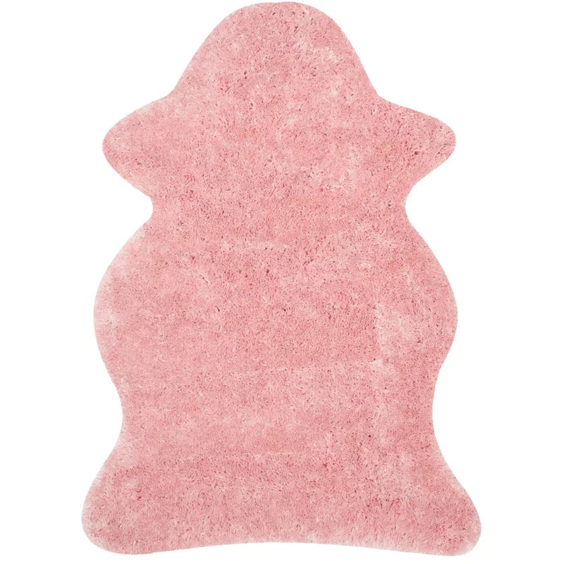 Gentas Shag Hand Tufted Performance Solid Color Rug SHOWROOM ITEM