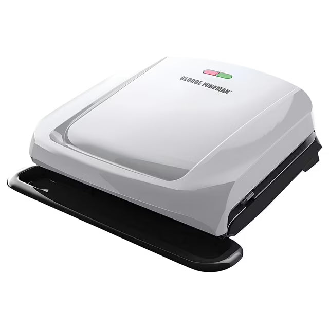4 Serving Electric Indoor Grill and Panini Press in Silver