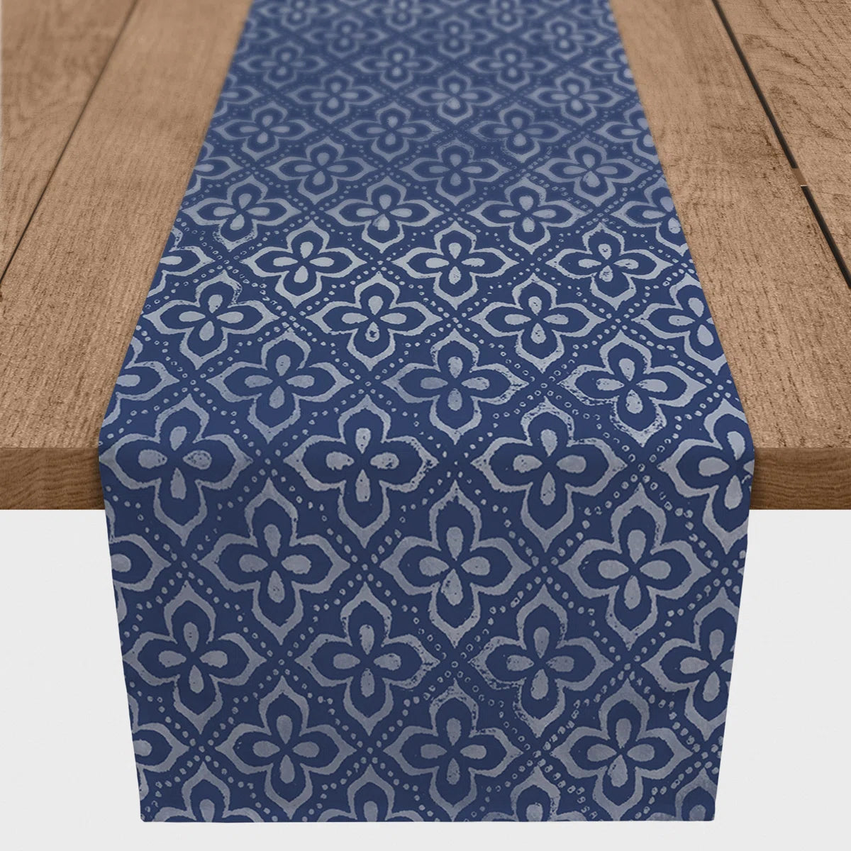 Ghugas Rectangle Geometric Polyester Table Runner