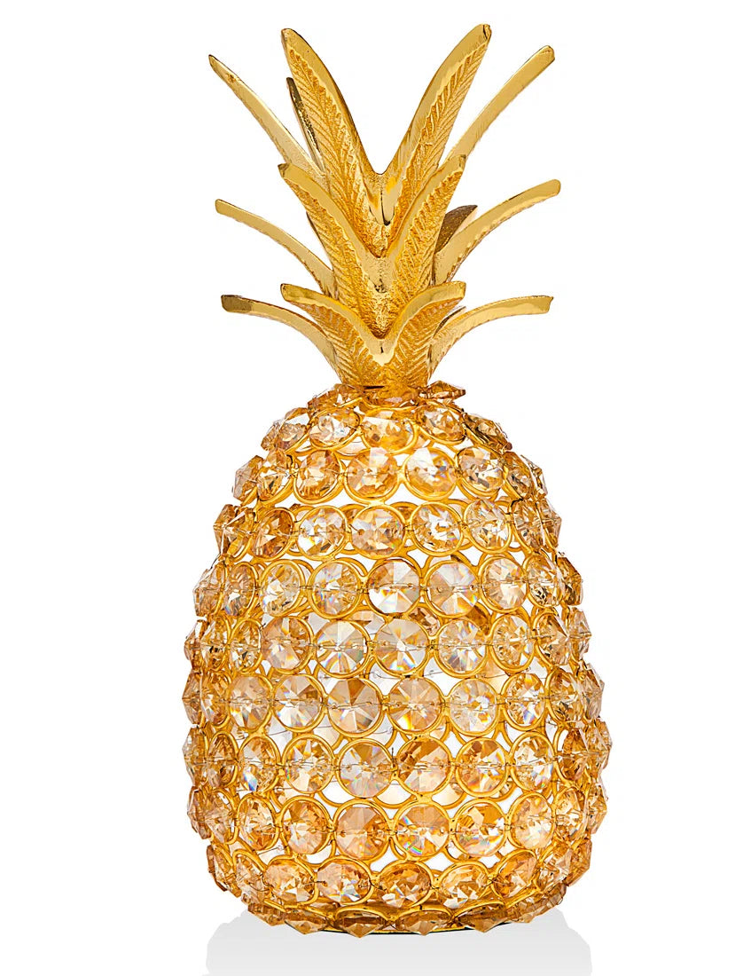 Glam Fruit Pineapple Sculpture Décor
